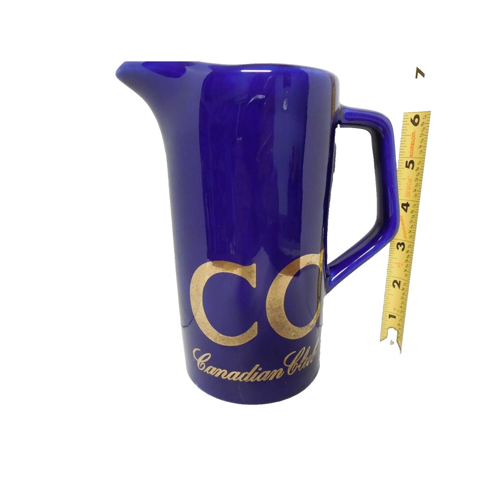 Vintage CC Canadian Club Whisky Pitcher Barware  24 oz